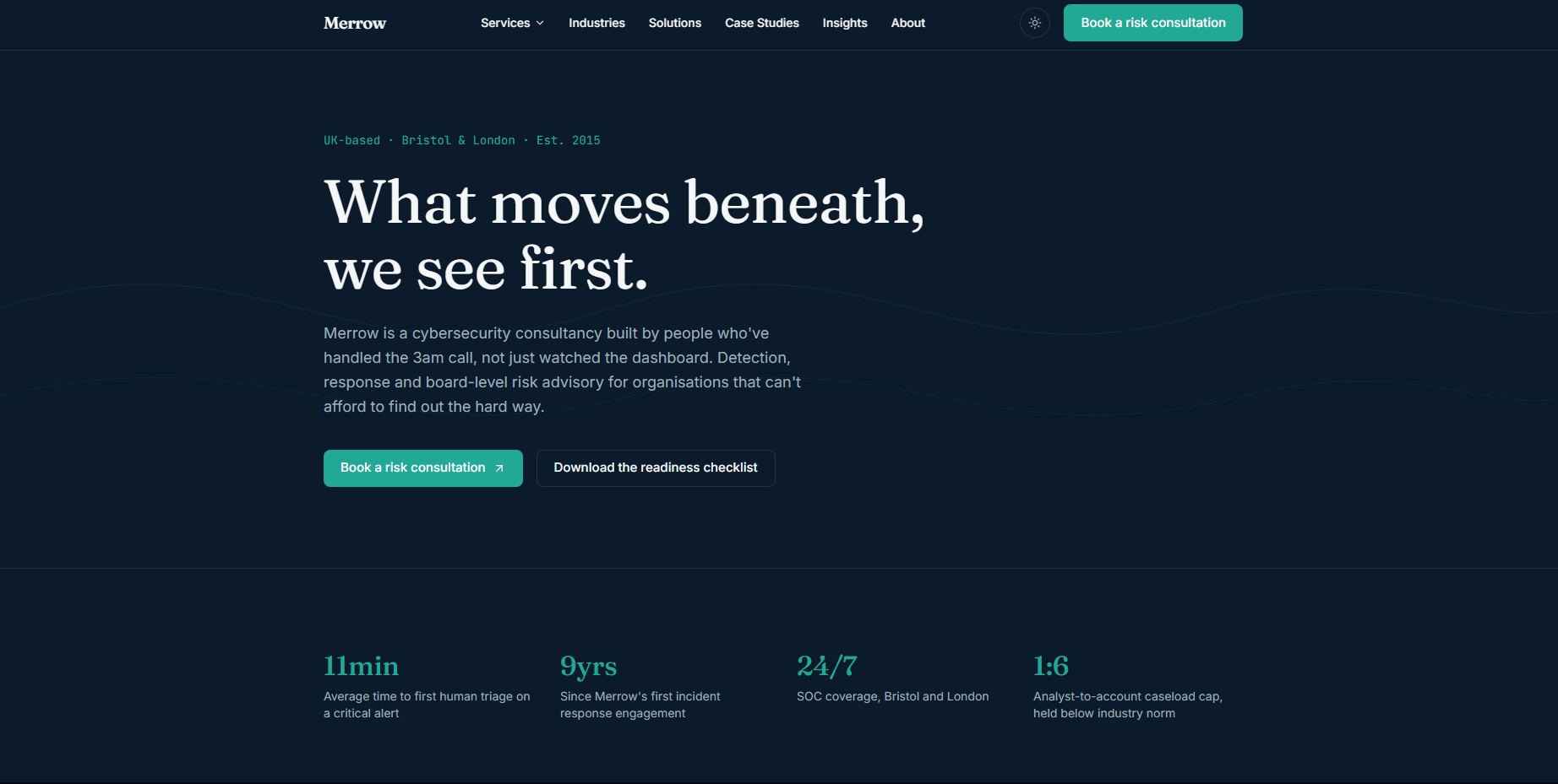 Merrow website example